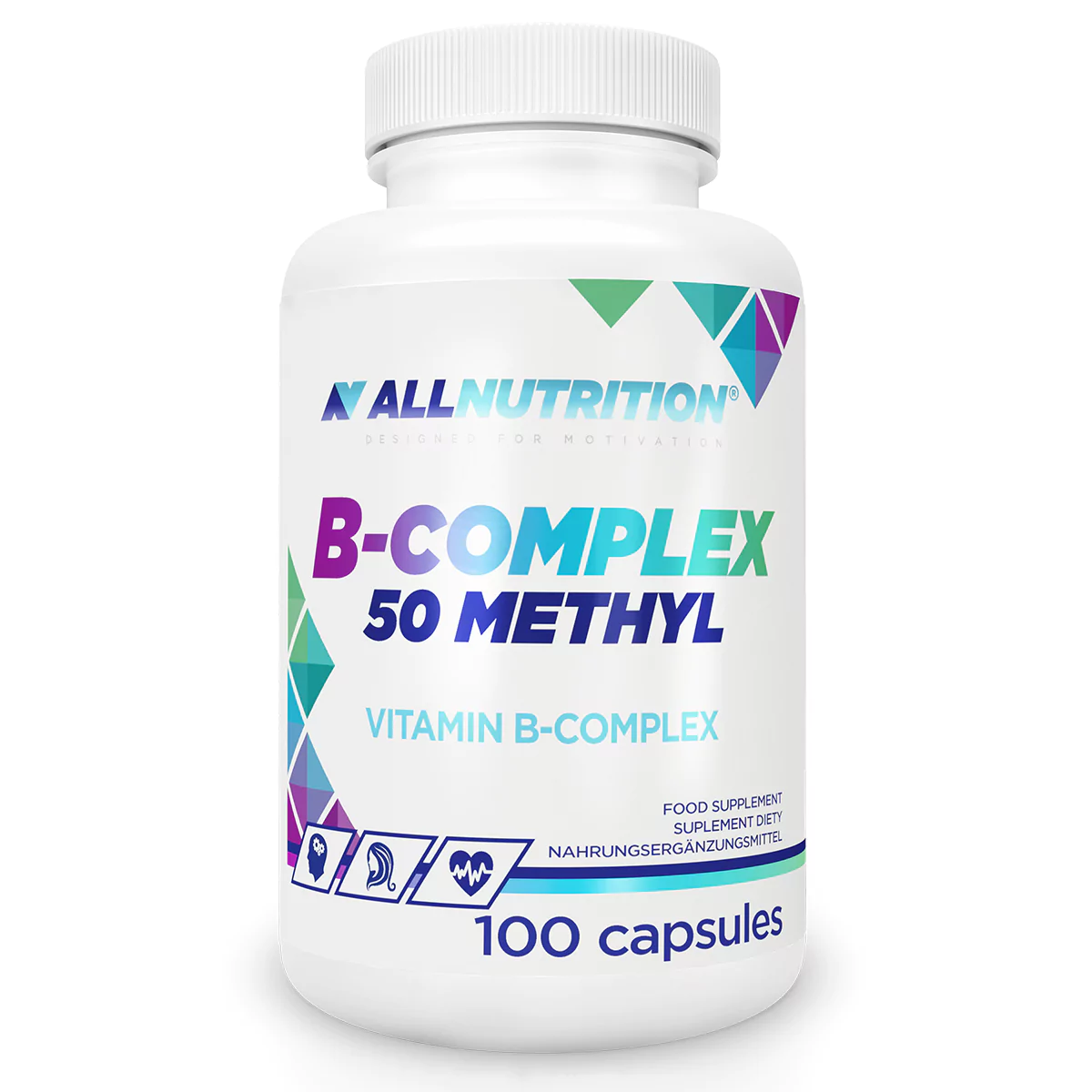 Nutrin B Complex Allnutrition B-Complex 50 Methyl 100 capsules - Sports and Health - all ...